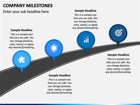 Company Milestones PowerPoint and Google Slides Template - PPT Slides