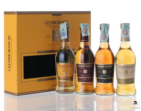 Glenmorangie set 4 x 10cl one of the best types of Scotch Whisky