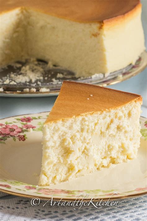 crustless cheesecake in springform pan