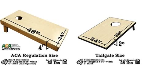 Regulation Size Corn Toss Boards