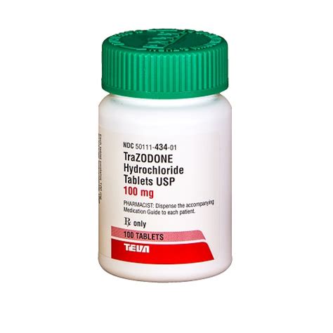 Trazodone Hydrochloride Tablets, to treat depression and anxiety