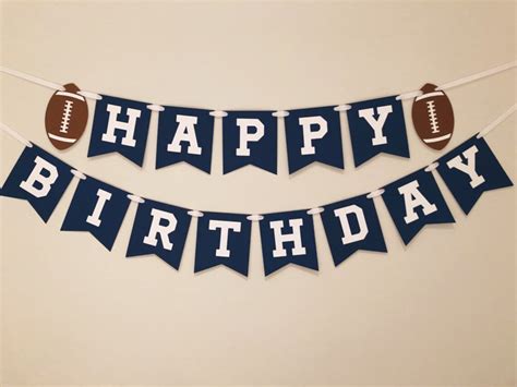 Dallas Cowboys Football Birthday Party Banner Decorations - Etsy