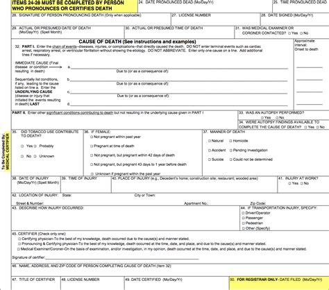 Death Certificates: A Closer Look at Detail - The Rural Monitor