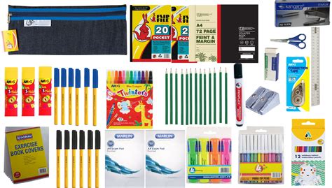 Grade 4 - 7 Standard Stationery Pack (Primary School)