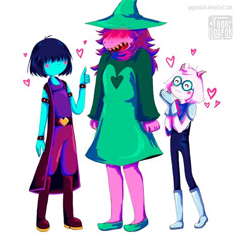 Main characters #3 - Deltarune by YugoVostok on DeviantArt