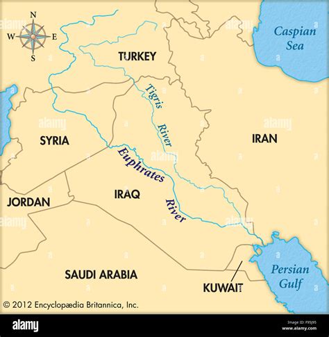 Tigris And Euphrates Map – Map Of The World