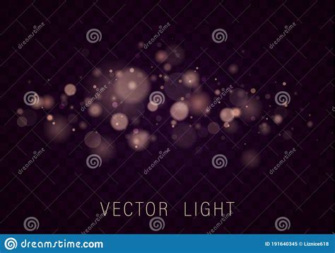 Yellow bokeh effect stock vector. Illustration of gold - 191640345