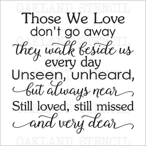 Those We Love Don't Go Away Quote / Those we love don't go away quote SVG PNG JPG pdf dxf | Etsy ...