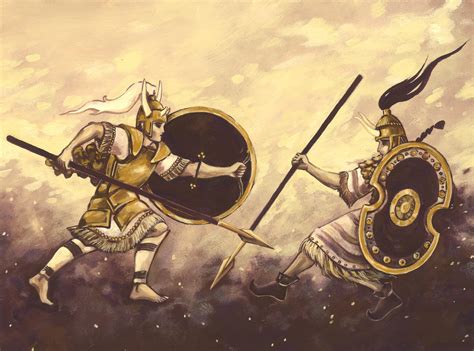 Achilles vs Hector by MarysMirages on DeviantArt