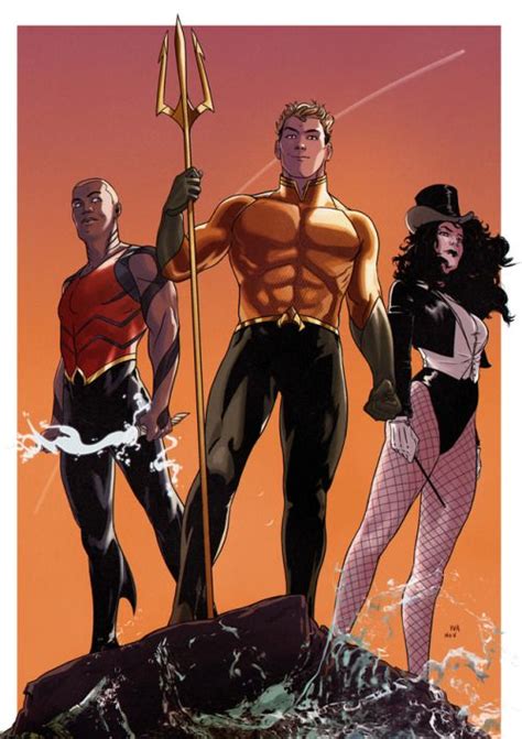 Aquaman, Aqualad & Zatanna - Dima Ivanov Dc Comics Heroes, Dc Comics ...