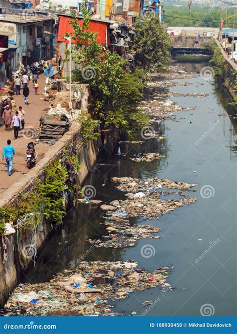 Dharavi Slums Of Mumbai, India Editorial Image | CartoonDealer.com ...