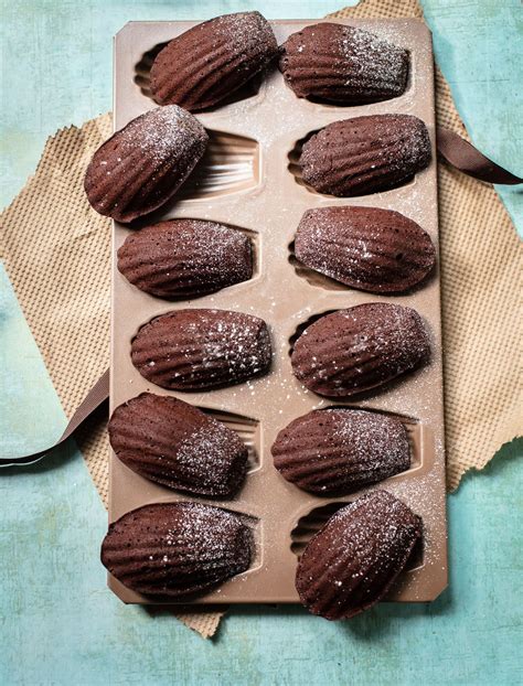 French Chocolate Madeleines - Familystyle Food