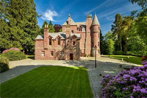 A castle with four cottages for sale in Scotland