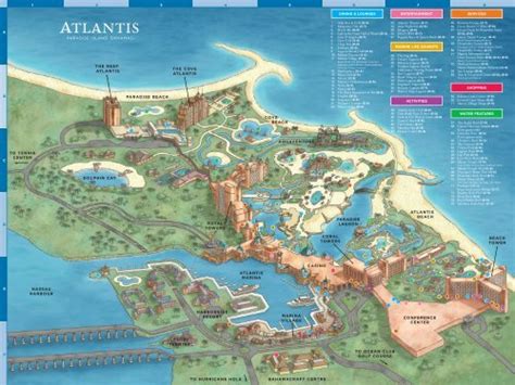 Resort Map - Atlantis Resort and Casino