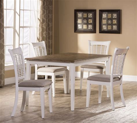 Bayberry Rectangular Dining Room Set (White) Hillsdale Furniture | Furniture Cart