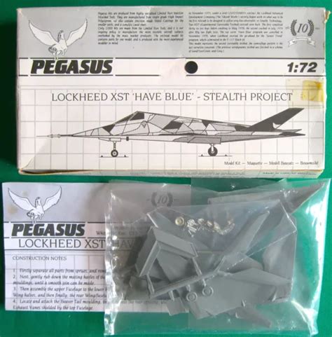 PEGASUS 1/72 SCALE Lockheed XST 'Have Blue' Stealth Project Plastic ...