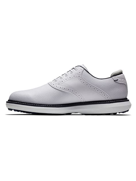 FootJoy Traditions Spikeless Golf Shoes - White