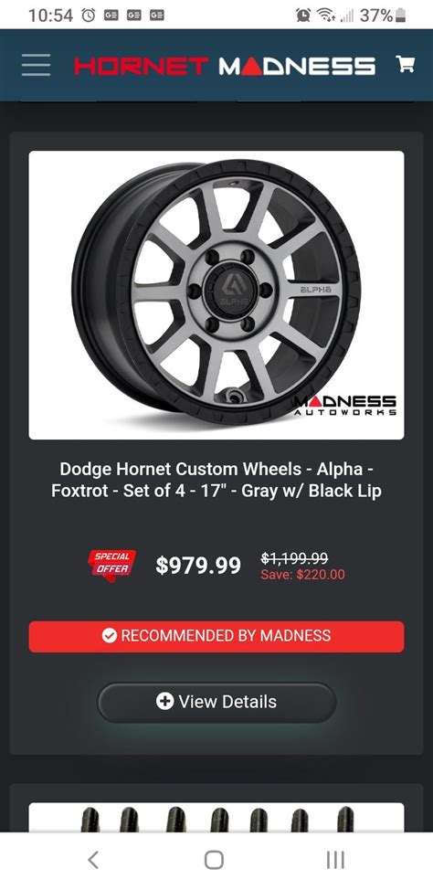 Hornetmadness aftermarket parts? | Dodge Hornet Forum