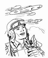 Pilot Coloring Pages  Cool sketch template