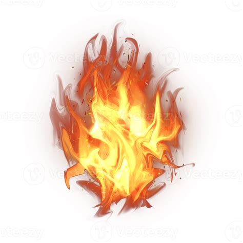 Realistic burning fire flames, Burning hot sparks realistic fire flame ...