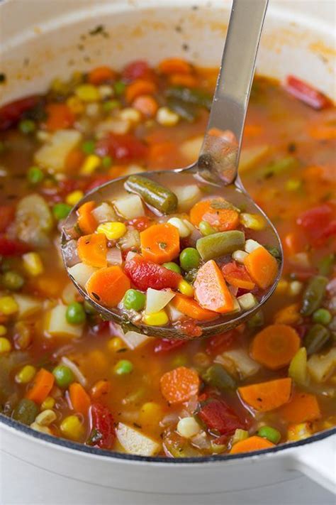 Vegetable Soup - Cooking Classy | Vegetable soup recipes, Healthy ...