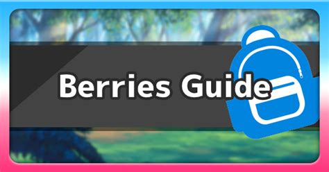 Berries Guide - How to Get & Uses | Pokemon Sword Shield - GameWith