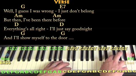 Friends In Low Places - Piano Cover Lesson in G with Chords/Lyrics - YouTube