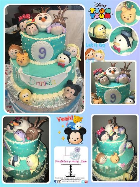 TSUM TSUM DISNEY CAKE - Decorated Cake by Pastelesymás - CakesDecor