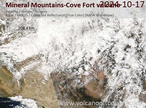 Latest Satellite Images of Mineral Mountains-Cove Fort Volcano