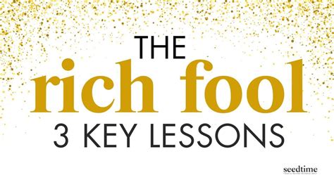 The Parable of the Rich Fool: 3 Key Lessons