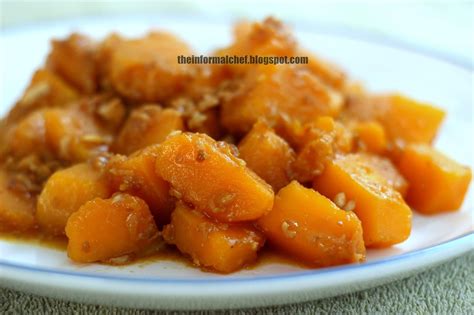 The Informal Chef: Easy Recipe - Chinese Stir-fry Pumpkin 炒南瓜