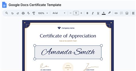 How to Create Certificates in Google Docs