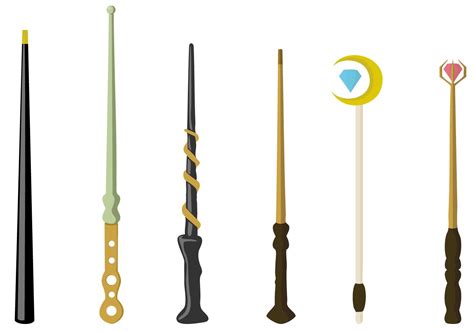 Magic Wand Vector Set 139113 Vector Art at Vecteezy