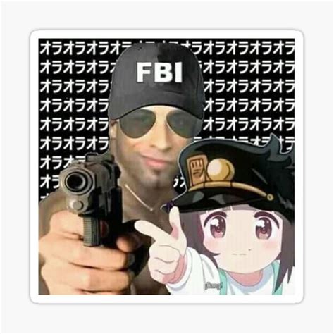 "Ricardo | FBI | Anime | Memes 2022" Sticker for Sale by DAIKONLINE | Redbubble