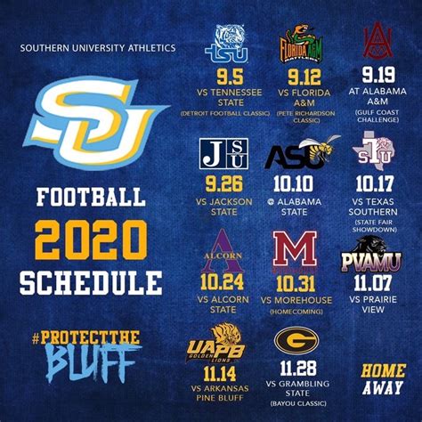 Southern Jaguars release 2020 football schedule | BRProud.com | WVLA | WGMB