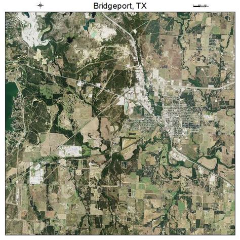 Aerial Photography Map of Bridgeport, TX Texas