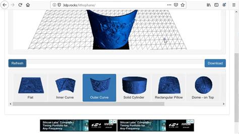 Using 3DP Rocks Lithophane Web App | Web app, Print, App