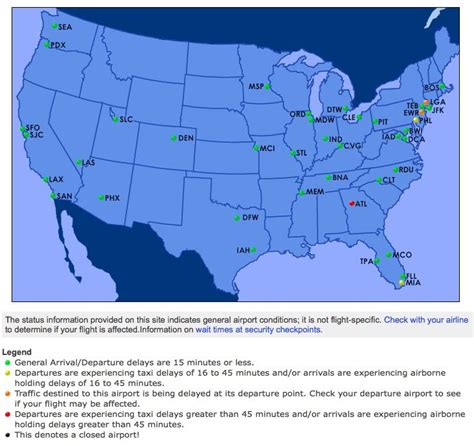 Map Of Airport Delays: Tips For Travellers In 2023 - 2023 Calendar ...