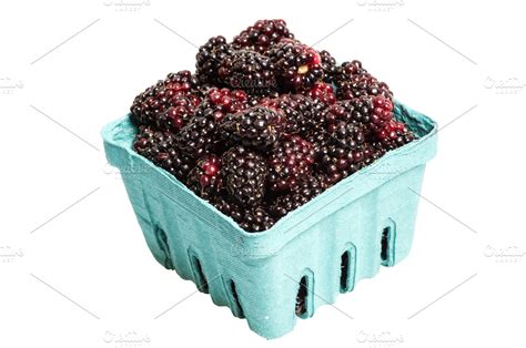 Marionberries isolated | Food Images ~ Creative Market