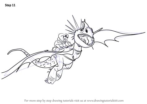 Learn How to Draw Stormfly from How to Train Your Dragon (How to Train ...