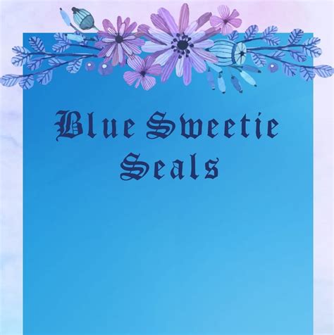 Blue Sweetie Seals