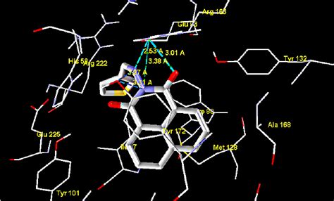 Interaction of compound 15 with thymidine kinase. | Download Scientific ...