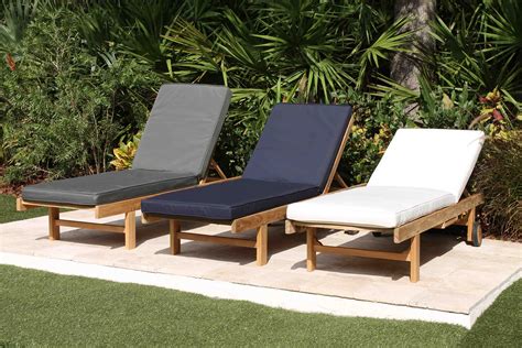 Chaise Lounger Cushion – Oceanic Teak Furniture