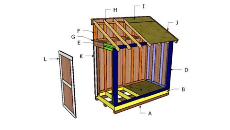 Bike Shed - Free DIY Plans | HowToSpecialist - How to Build, Step by Step DIY Plans