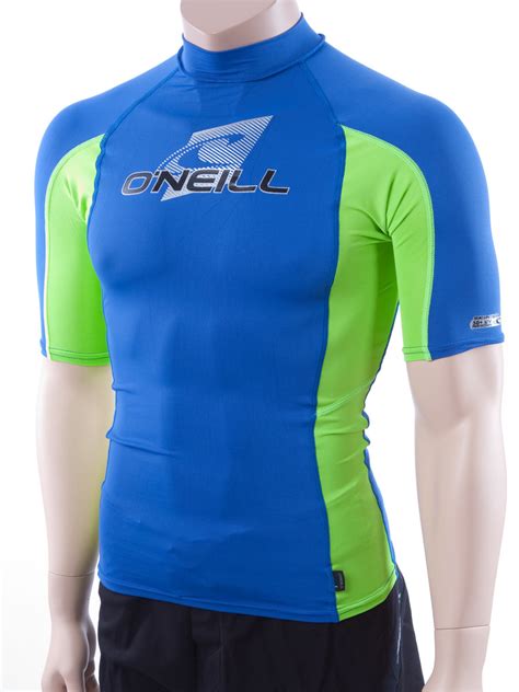 O'Neill men's short sleeve rashguard: Lycra swim shirt with 50+ UV ...