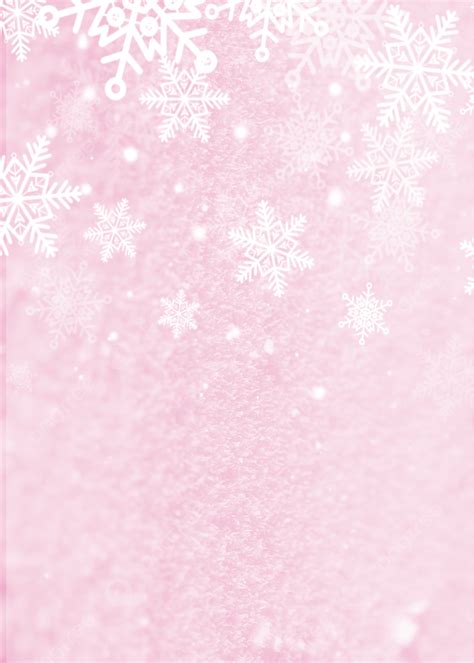 Pink Snowflakes Wallpaper