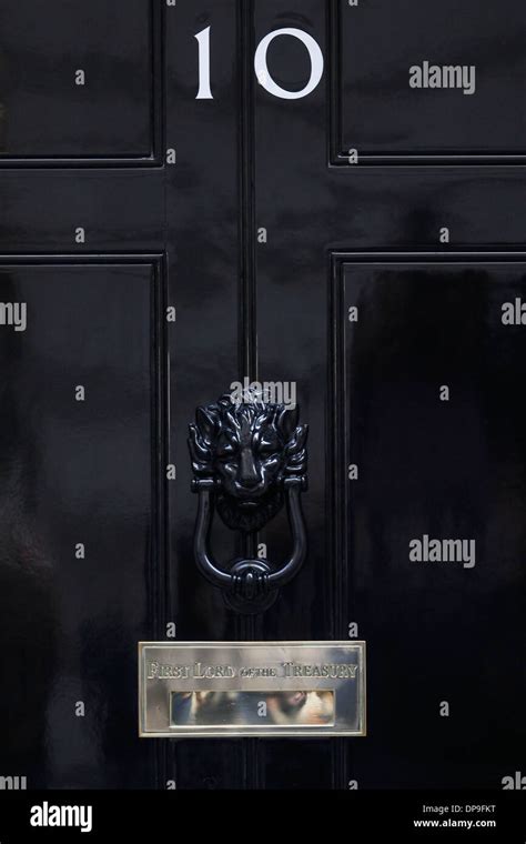 No.10 Downing Street door in London, Britain, 08 October 2013 Stock Photo - Alamy