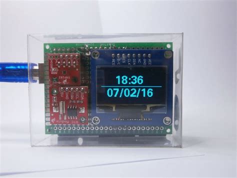 OpenSource Arduino OLED Clock with temperature measurement ...