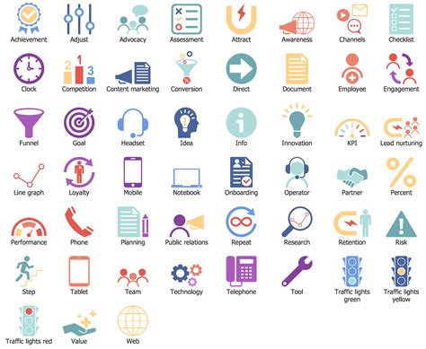 Design Elements — Customer Journey Mapping Icons | Customer journey ...