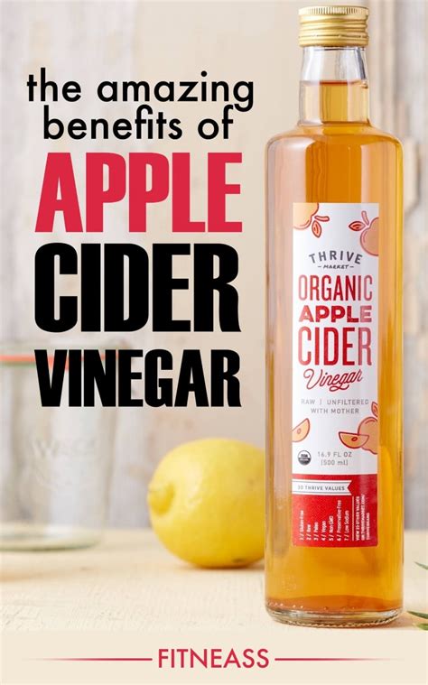 10 Amazing Benefits Of Apple Cider Vinegar For Health And Beauty - Fitneass